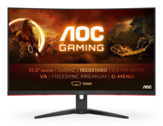 Monitor Aoc C32G2ZE BK G2 SERIES Curvo Black e Red Monitor (ord.min.1.00unità)