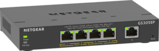 Switch di rete Netgear GS305EP 100PES Smart Managed Plus Black Switch di rete (ord.min.1.00unità)