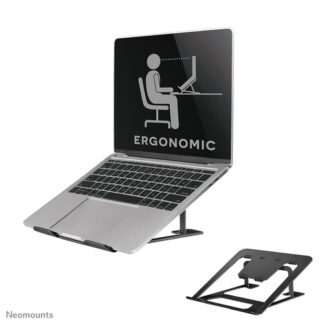 Supporto notebook Supporto notebook Neomounts NSLS085BLACK ERGONOMIC Stand Black (ord.min.1.00 unità)