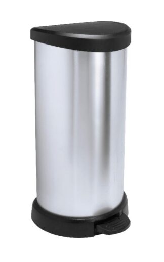 Pattumiera Pattumiera Curver K181125KD88KK DECO BIN Silver (ord.min.1.00 unità)