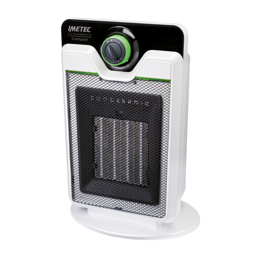 Termoventilatore Termoventilatore Imetec 4033 COMPACT Eco ceramic Cfh1 100 White e Blac (ord.min.1.00 unità)