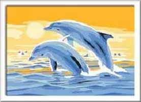 Set per dipingere Set per dipingere Ravensburger 20073 CREART Delfini Amici (ord.min.1.00 unità)