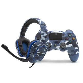Gamepad Gamepad Xtreme 90432 PLAYSTATION 4 Set Accessori Ice camo blue (ord.min.1.00 unità)