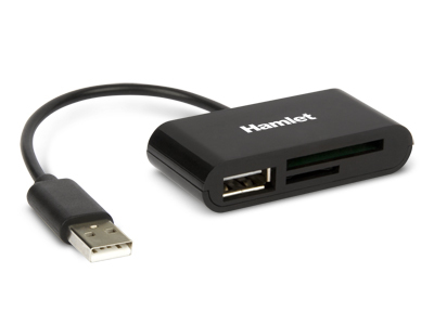 Lettore schede memoria Lettore schede memoria Hamlet XZR101UA Universal Memory Reader Black (ord.min.1.00 unità)