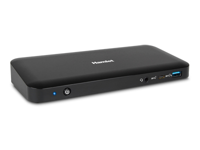 Hub multiporta HUB Hamlet HDOCKS600C Docking Station Pd Black (ord.min.1.00 unità)
