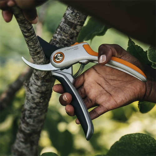 Forbice potatura Forbice potatura Fiskars 1057168 P531 Bypass Silver, Nero e Arancio (ord.min.1.00 unità)