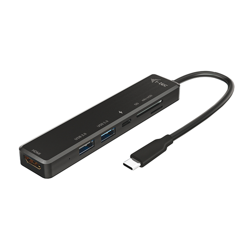 Hub multiporta HUB i tec C31TRAVELEASYDOCKPD Usb C Travel Easy Dock Black (ord.min.1.00 unità)