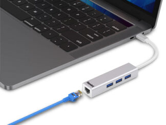 Hub multiporta HUB Hamlet XHUB331TCL Mini Dock Usb C Silver e White (ord.min.1.00 unità)