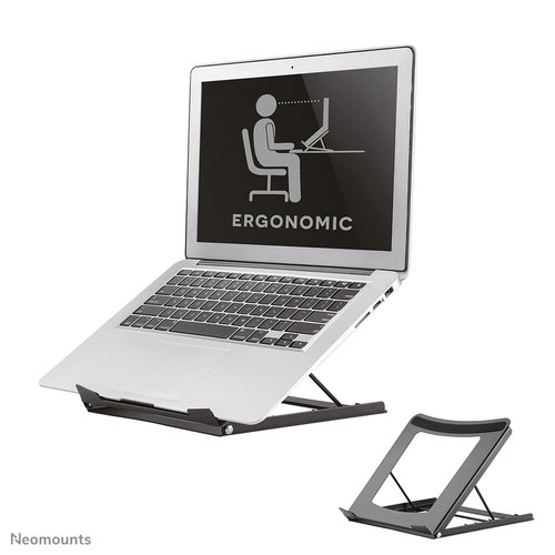 Supporto notebook Supporto notebook Neomounts NSLS075BLACK ERGONOMIC Stand Black (ord.min.1.00 unità)