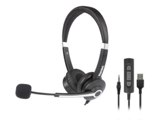 Cuffie microfono filo Cuffie microfono filo Hamlet HHEADM UJS RENOVA HEADSET Ujs Black (ord.min.1.00 unità)