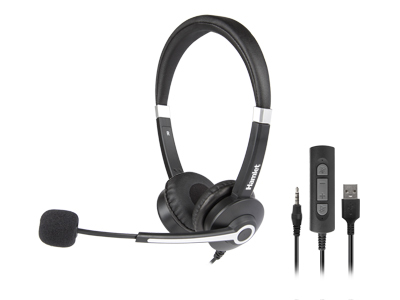 Cuffie microfono filo Cuffie microfono filo Hamlet HHEADM UJS RENOVA HEADSET Ujs Black (ord.min.1.00 unità)