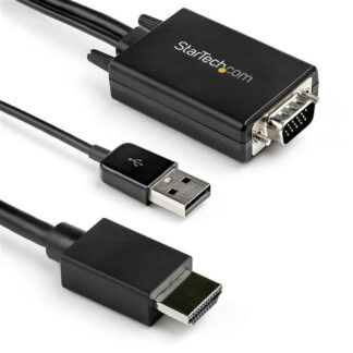 Cavo adattatore Cavo adattatore Startech.Com VGA2HDMM2M Video Vga a Hdmi Black (ord.min.1.00 unità)