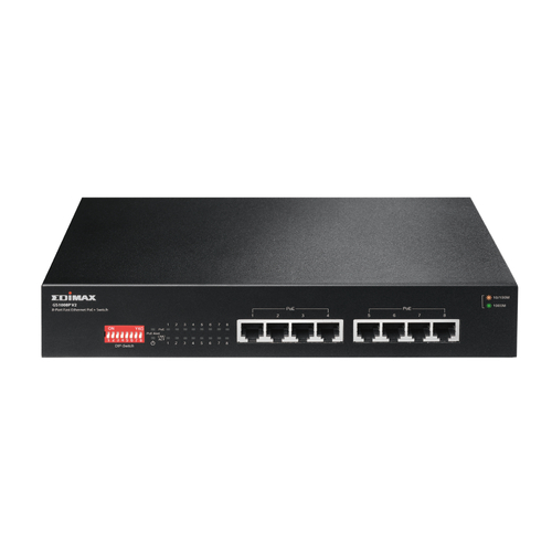 Switch di rete Switch di rete Edimax GS 1008P V2 SMB 1G Poe+ Black (ord.min.1.00 unità)