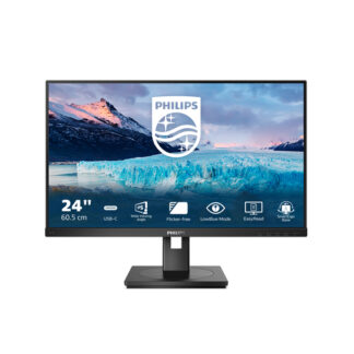 Monitor Monitor Philips 243S1 00 S LINE Docking USB C Black (ord.min.1.00 unità)