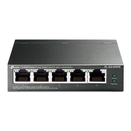 Switch di rete Switch di rete Tp Link TL SG105PE Gigabit Easy Smart Black (ord.min.1.00 unità)