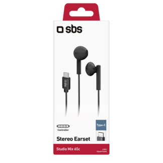Auricolari microfono filo Auricolari microfono filo Sbs TEEARTYCAPK STUDIO MIX 65C Black (ord.min.1.00 unità)