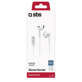 Auricolari microfono filo Auricolari microfono filo Sbs TEEARTYCAPW STUDIO MIX 65C Bianco (ord.min.1.00 unità)