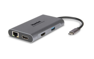 Hub multiporta HUB Hamlet HDKC PD400H Docking Station Usb C Gray (ord.min.1.00 unità)