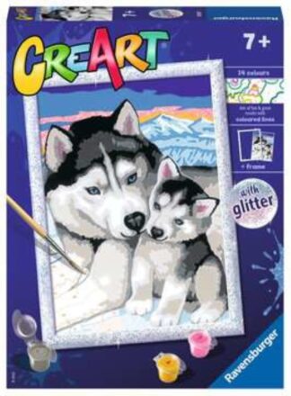 Set per dipingere Ravensburger 20215 CREART Husky Set per dipingere (ord.min.1.00unità)