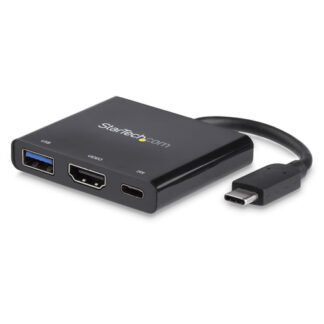 Hub multiporta HUB Startech.Com CDP2HDUACP Mini Dock USB C Black (ord.min.1.00 unità)