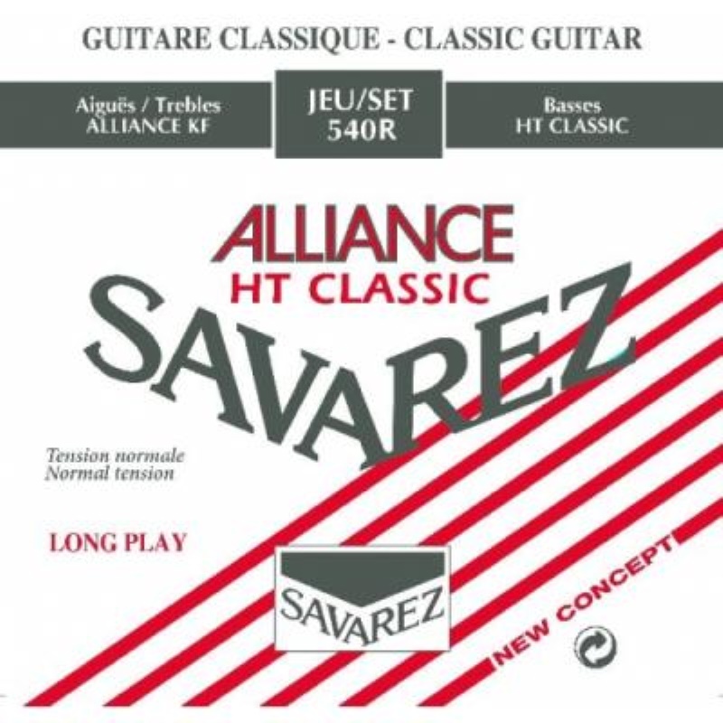 Muta corde chitarra classica Muta corde chitarra classica Savarez 540R ALLIANCE HT CLASSIC Normal T (ord.min.1.00 unità)