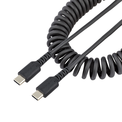 Cavo USB C Cavo USB C Startech.Com R2CCC 50C USB CABLE 2.0 Spiralato Black (ord.min.1.00 unità)