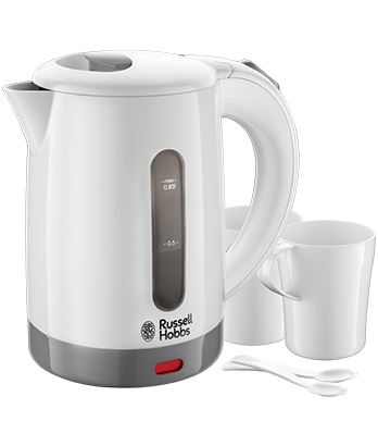 Bollitore elettrico Bollitore elettrico (850ml) Russell Hobbs 23840 70 TRAVEL Kettle White (ord.min.1.00 unità)