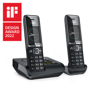 Cordless Cordless Gigaset L36852 H3021 K104 COMFORT 550A Duo Black (ord.min.1.00 unità)