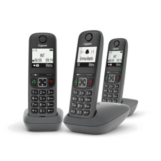 Cordless Cordless Gigaset L36852 H2810 K143 AS SERIES As490 Black (ord.min.1.00 unità)