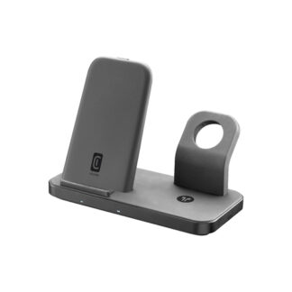 Caricabatterie wireless Caricabatterie Cellular Line WIRELESS3IN1IPHK TRIO CHARGER 3In1 Black (ord.min.1.00 unità)