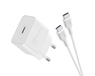 Caricabatterie USB Caricabatterie Cellular Line ACHSMKITC2C15WW CHARGER KIT 15W Bianco (ord.min.1.00 unità)