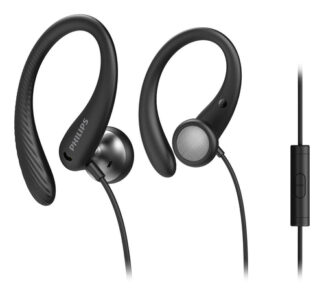 Auricolari microfono filo Philips TAA1105BK 00 GO Sports Headphones Bl Auricolari microfono filo (ord.min.1.00unità)