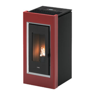 Stufa pellet Stufa pellet Cadel 7022072 PRINCE 11 Rosso (ord.min.1.00 unità)