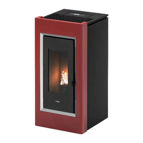 Stufa pellet Stufa pellet Cadel 7022072 PRINCE 11 Rosso (ord.min.1.00 unità)