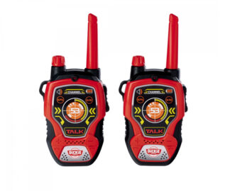 Walkie talkie Walkie talkie Simba 201118176 DICKIE 2,4 GHz portata 100 mt Rosso e Ne (ord.min.1.00 unità)