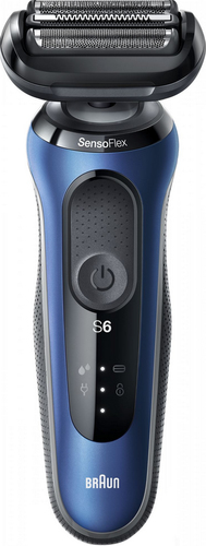 Rasoio barba elettrico Rasoio barba Braun 61 B1200S SERIES 6 Sensoflex Blue e Black (ord.min.1.00 unità)