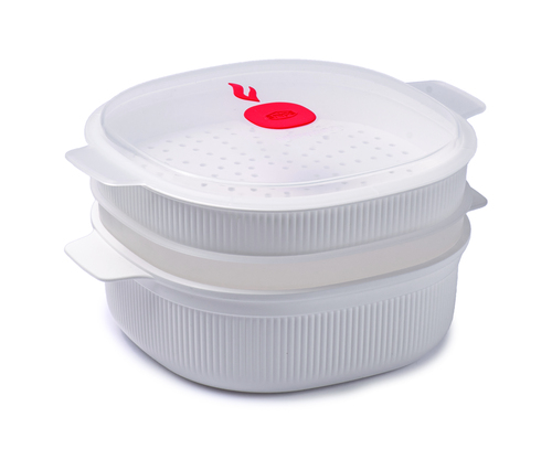Vaporiera microonde Vaporiera microonde Snips 000851 TEMPO ZERO 2 vassoi Bianco (ord.min.1.00 unità)