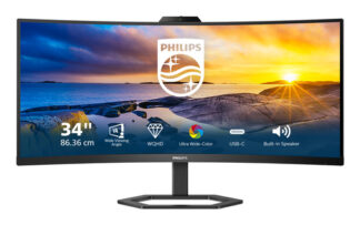 Monitor Monitor Philips 34E1C5600HE 00 5000 SERIES Curvo Black (ord.min.1.00 unità)