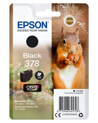 Cartuccia stampante Cartuccia stampante Epson C13T37814010 CLARIA 378 (ord.min.1.00 unità)
