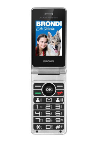 Cellulare Cellulare Brondi AMICO Prezioso Black metal (ord.min.1.00 unità)