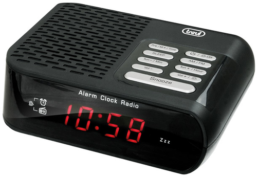 Radiosveglia Radiosveglia Trevi 0082700 Rc 827D Black (ord.min.1.00 unità)