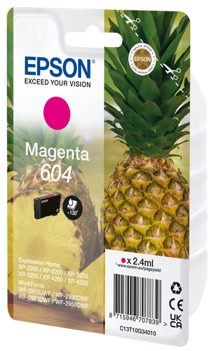 Cartuccia stampante Cartuccia stampante Epson C13T10G34020 604 (ord.min.1.00 unità)