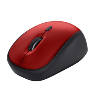 Mouse Trust 24550 YVI+ Eco Red e Black Mouse (ord.min.1.00unità)