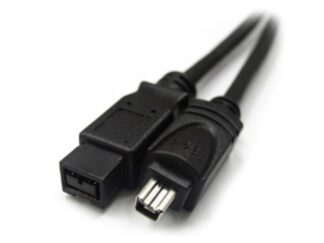 Cavo Firewire Cavo Firewire Hamlet XZCFWB9A4180 800 9 Pin 400 4 Pin Black (ord.min.1.00 unità)