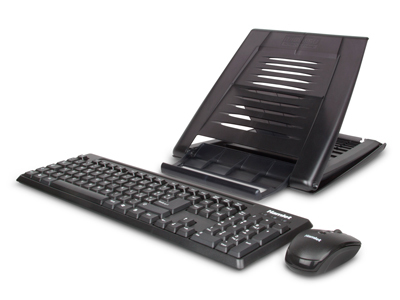 Supporto notebook Supporto notebook Hamlet XTMS100KMW TIRAMISU Kit Wireless Black (ord.min.1.00 unità)