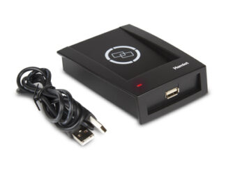 Lettore smart card Lettore smart card Hamlet HURTAG1356 RFID Tag Reader Black (ord.min.1.00 unità)