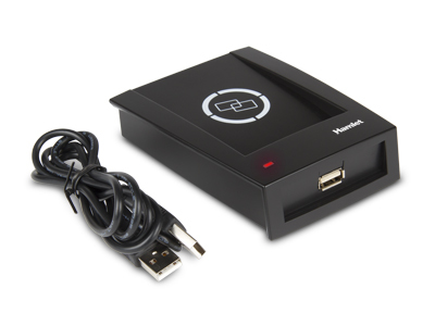 Lettore smart card Lettore smart card Hamlet HURTAG1356 RFID Tag Reader Black (ord.min.1.00 unità)