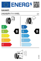 Pneumatici Auto Estivi DAVANTI DX740 245/65 R17 111H XL - immagine 2