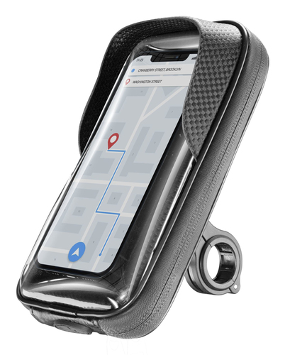 Supporto smartphone bici Supporto smartphone bici Cellular Line Rider Shield Universal Nero (ord.min.1.00 unità)