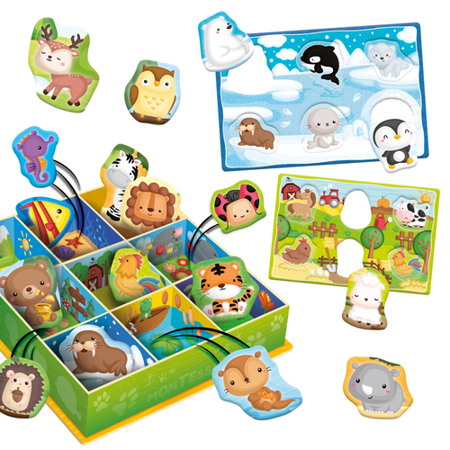 Prescolare Gioco prescolare Lisciani 92772 MONTESSORI BABY Happy Animals (ord.min.1.00 unità)
